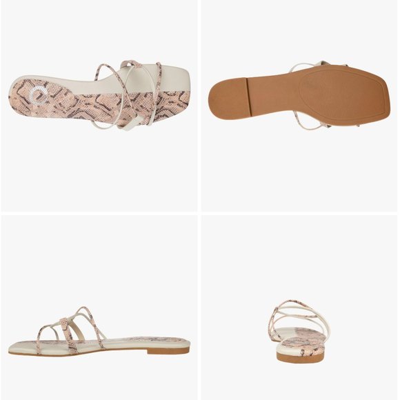 NIB Journee Collection‎ Snake Pattern Vegan Sandals - 8 - Picture 11 of 11